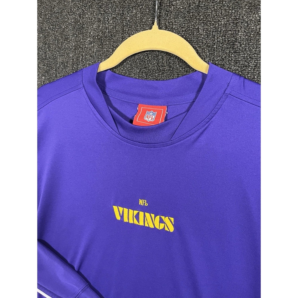 Minnesota Vikings NFL Long Sleeve Performance Shirt Men's XL Purple